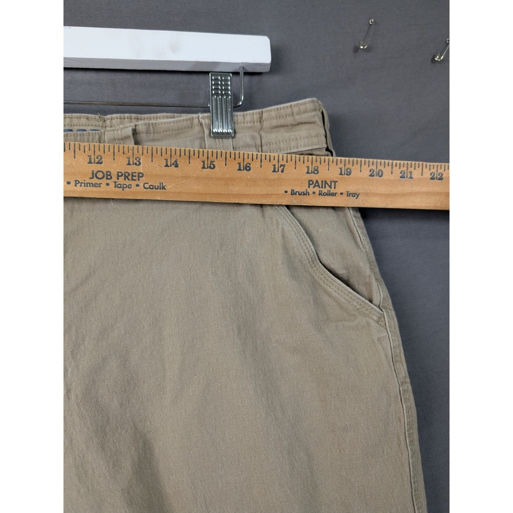 Duluth Trading Co Flex Fire Hose Pants Mens 40x34 Khaki Tan Standard Fit - Picture 9 of 10